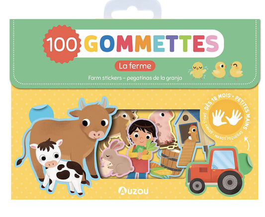 Ma pochette de 100 gommettes / La ferme