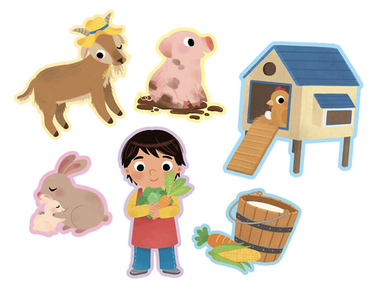 Ma pochette de 100 gommettes / La ferme