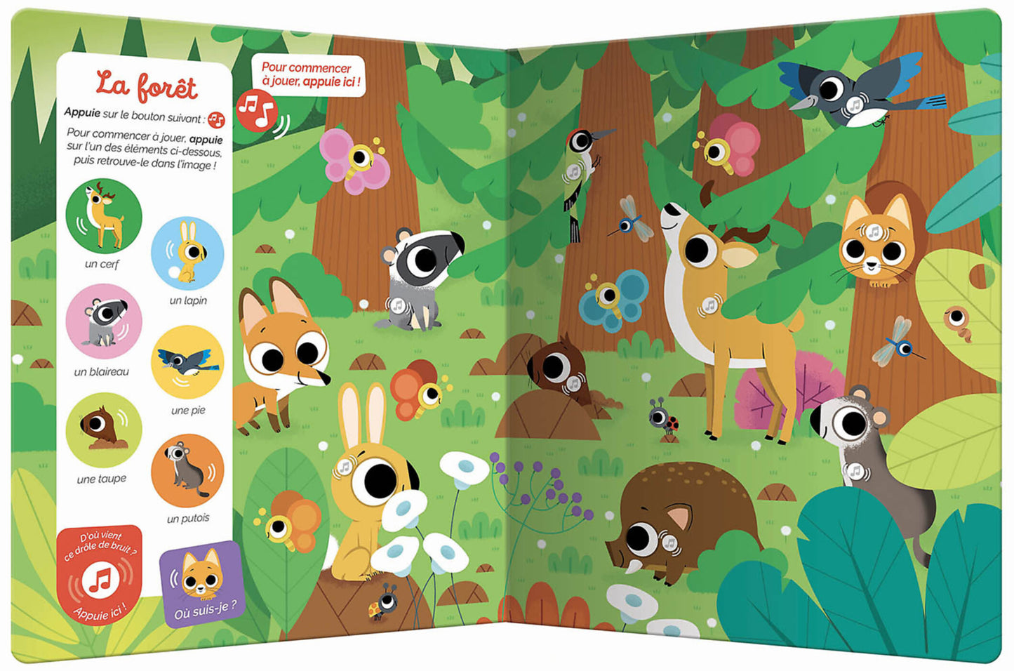 Cherche et trouve des tout-petits sonore / Les animaux