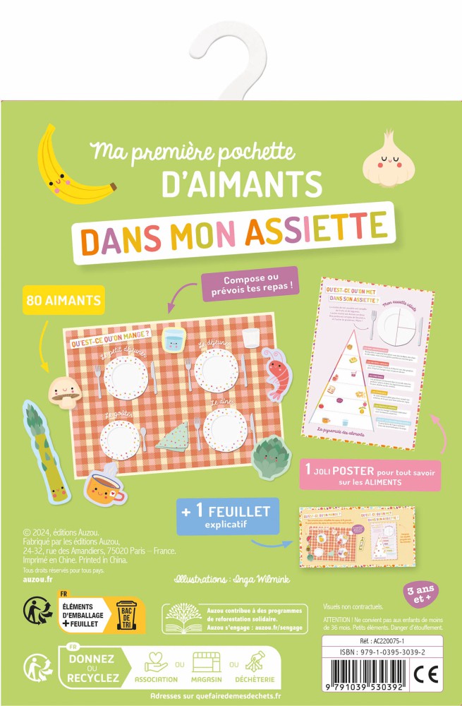 Ma pochette d'aimants / Dans mon assiette