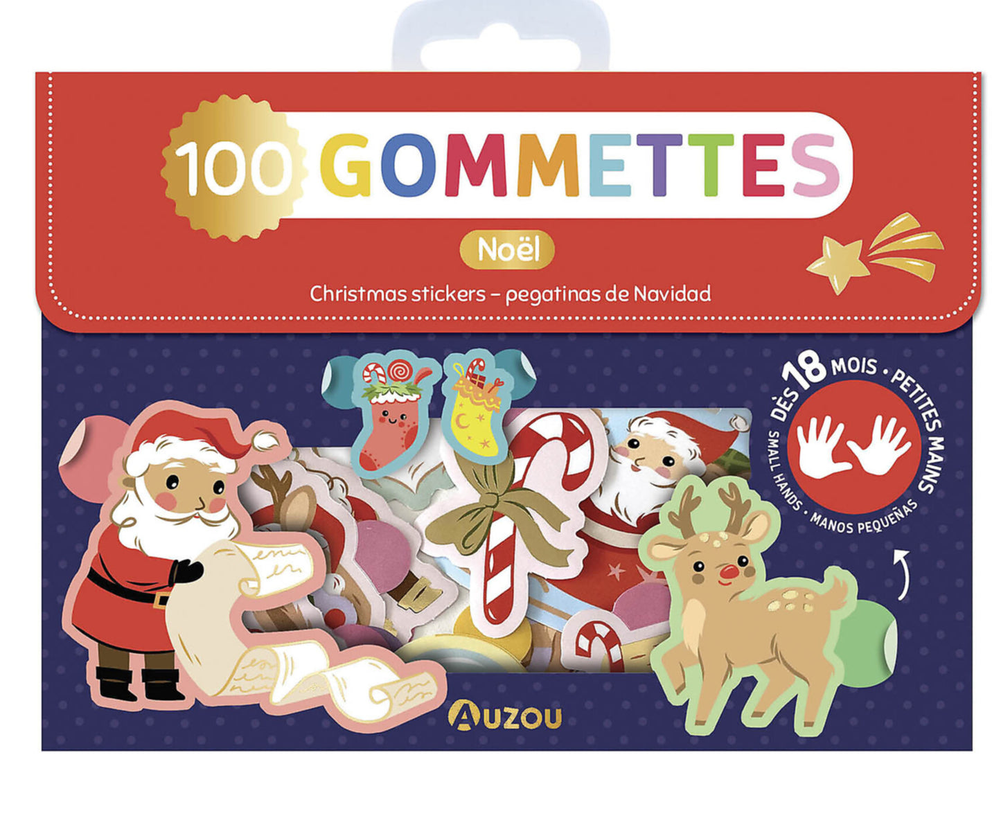 Ma pochette de 100 gommettes / Noël