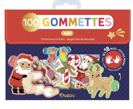 Ma pochette de 100 gommettes / Noël