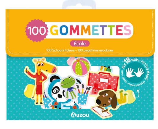 Ma pochette de 100 gommettes / Ecole