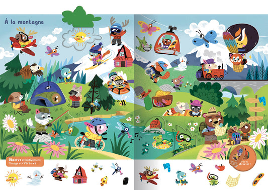 Mon cherche et trouve surprise / Les animaux