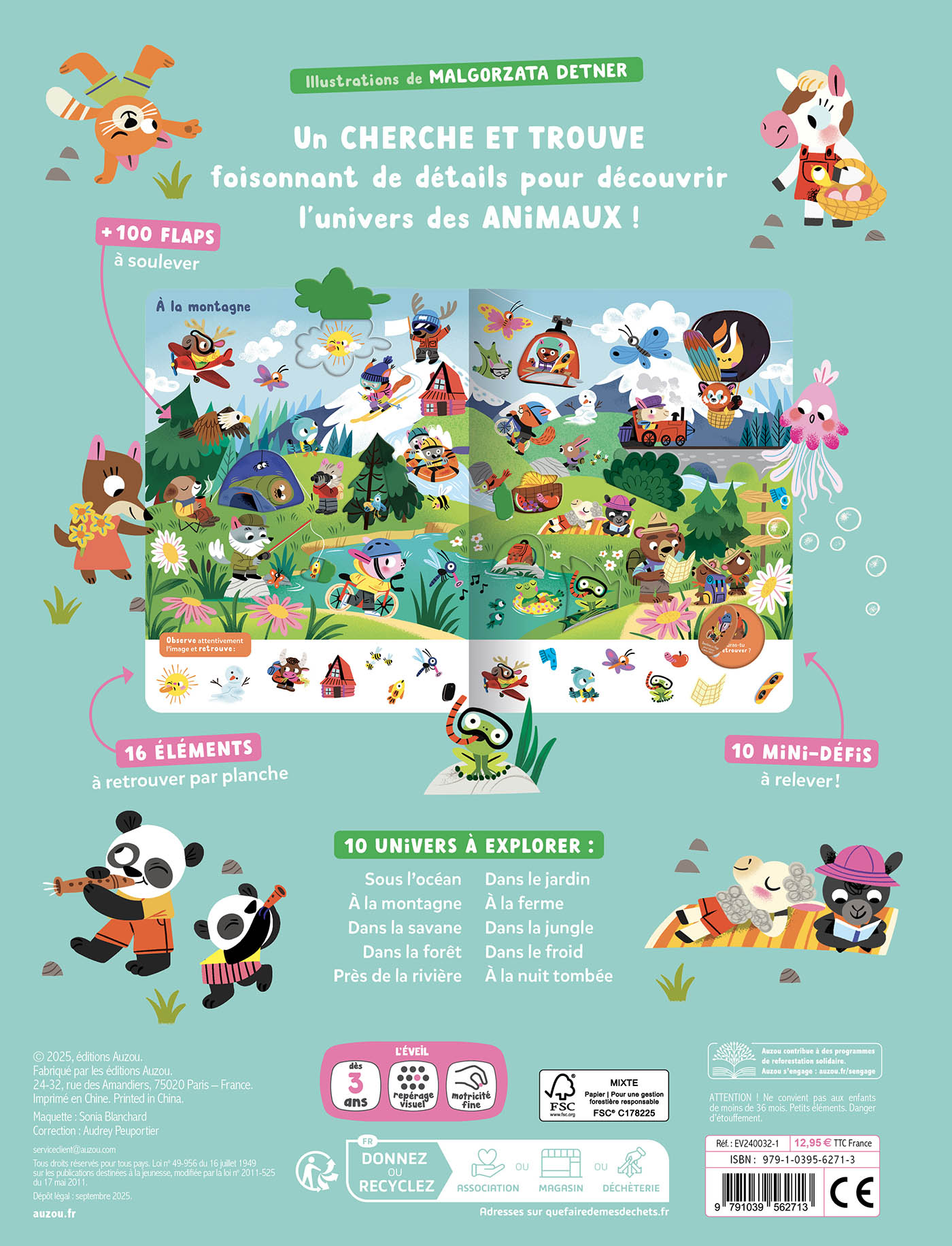 Mon cherche et trouve surprise / Les animaux