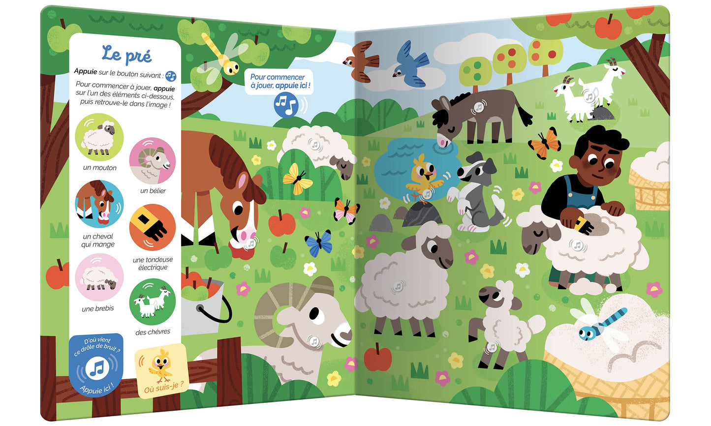 Cherche et trouve des tout-petits sonore / La ferme