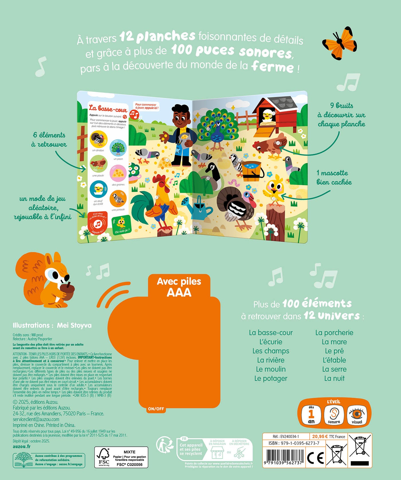 Cherche et trouve des tout-petits sonore / La ferme