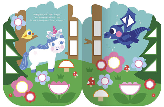 Gommettes formes / L'aventure de petite licorne