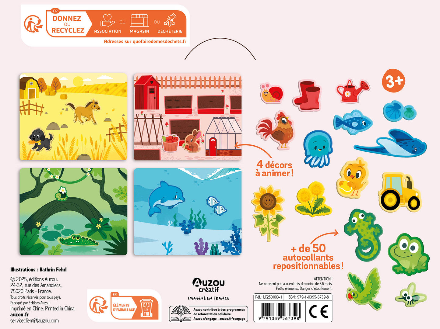 Mes premiers autocollants en relief / Les couleurs