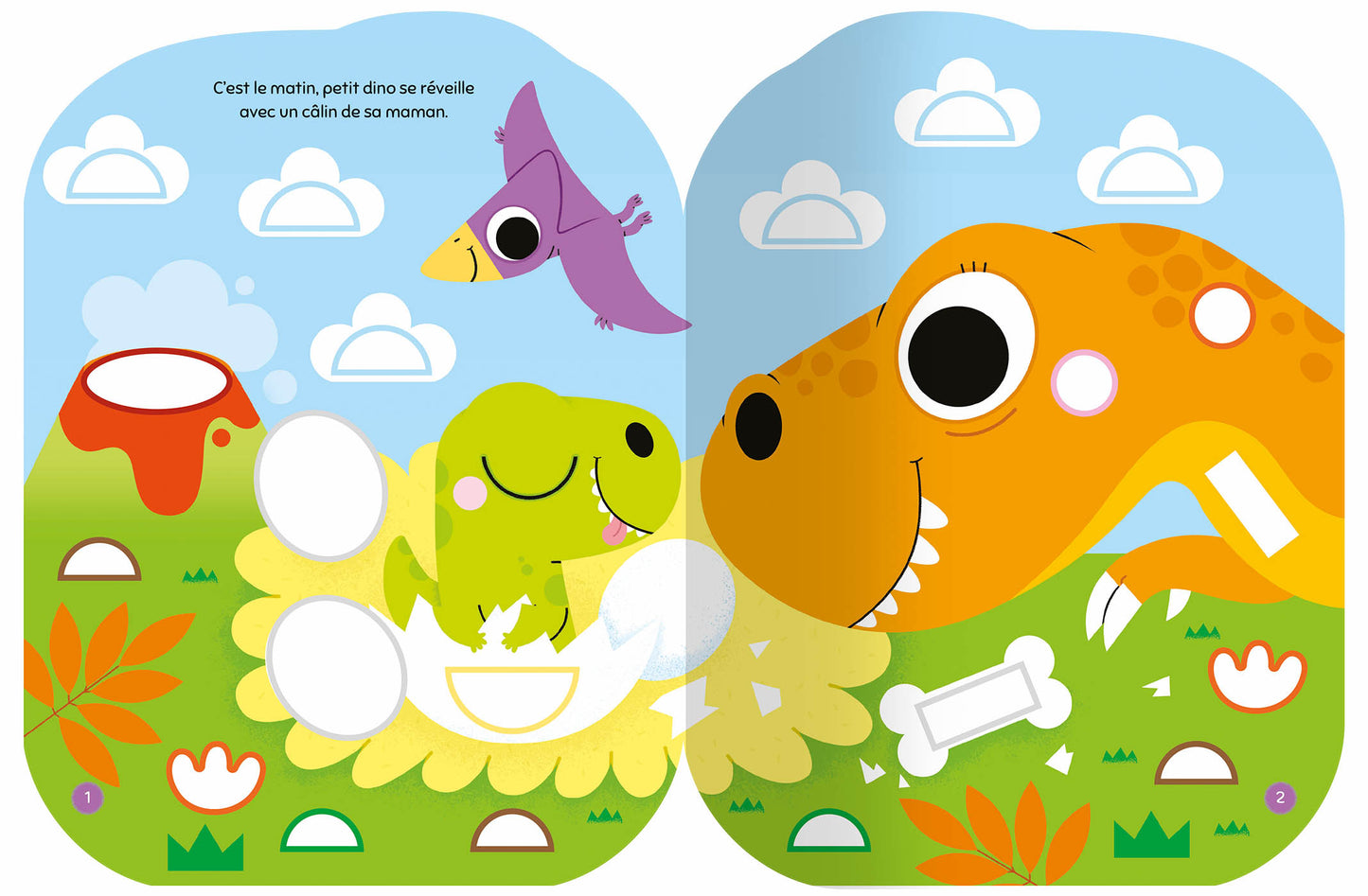 Gommettes formes / L'aventure de petit dinosaure