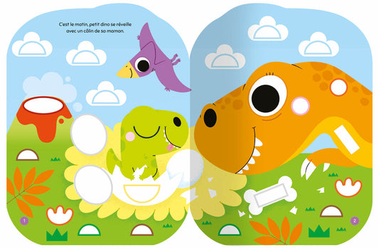 Gommettes formes / L'aventure de petit dinosaure