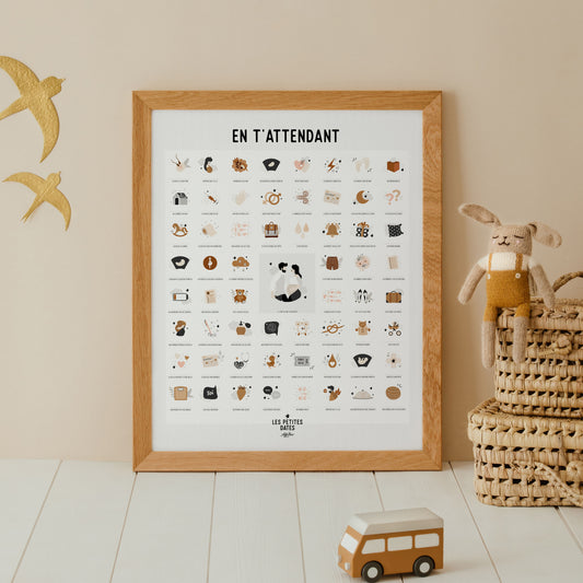 Affiche En t'attendant / peau claire
