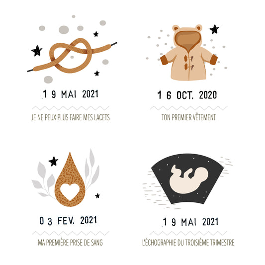 Affiche En t'attendant / peau claire